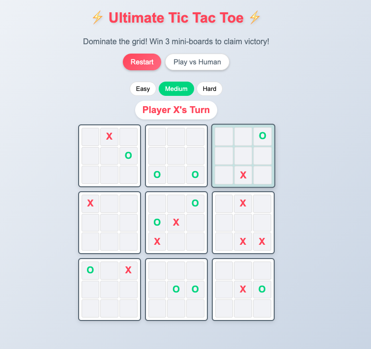 Tic Tac Toe Ultimate